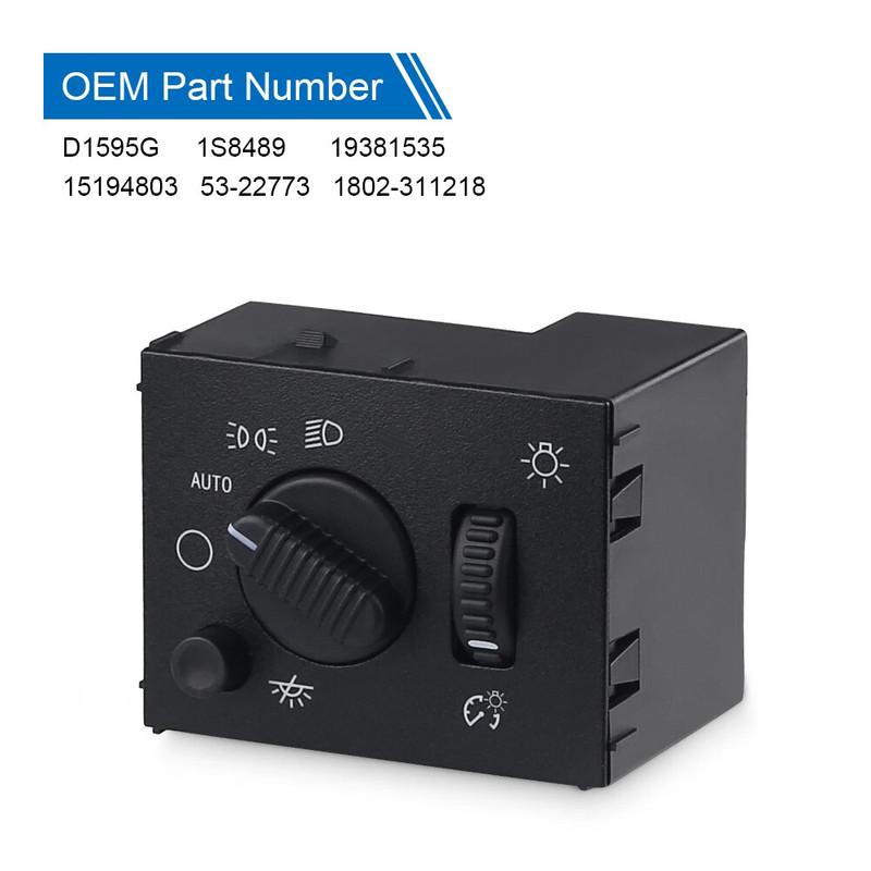 For For Chevy Silverado GMC Yukon Headlight Dimmer Switch 19381535 15194803
