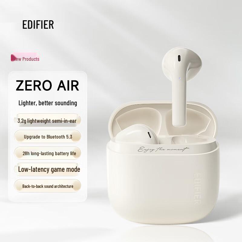 EDIFIER Zero Air True Wireless Bluetooth Earbuds