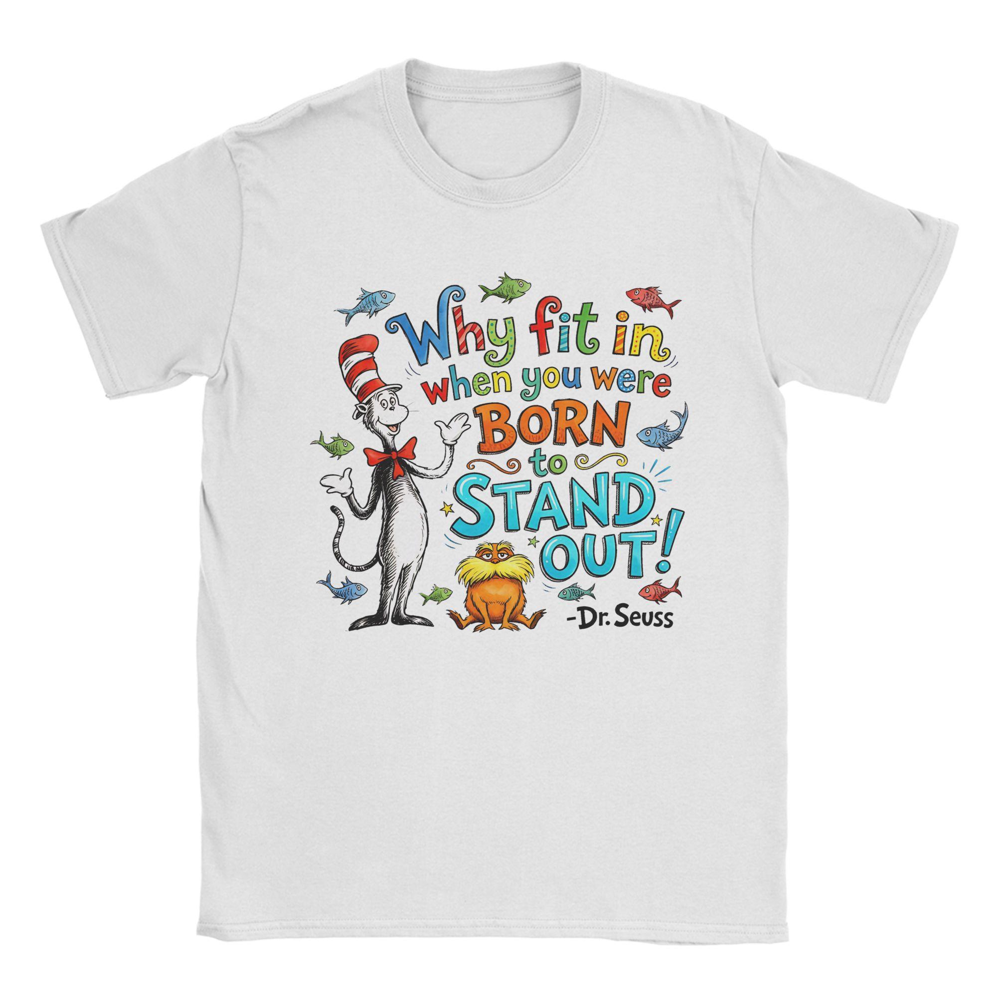

Cartoon Thing 1 Thing 2 Buddies reading day Merch Unisex Women T Shirt Pure Cotton Tee Printed Tops Tshirt S