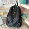 Schoolbag new Korean ins high value fresh sweet relaxation star backpack junior high school students lightweight backpack
