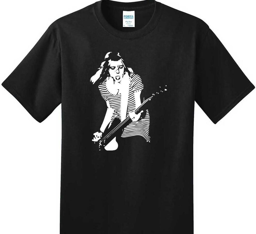 S203 - Ким Гордон, Sonic Youth, Футболка с принтом группы, Унисекс футболка XXXXL