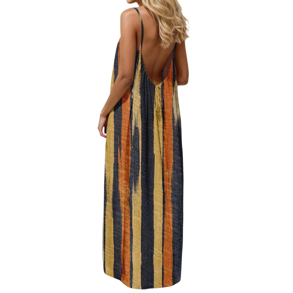 Women's Casual, Fashionable And Retro Printed Dress