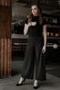 Wide leg trousers T375 black XS