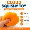 Caramel Color Cloud Bread Squishy Slow Rising Squeeze Anti Stress Surprise Party Favor Goodie Bag Stuffer Novelty Fake Food Prop