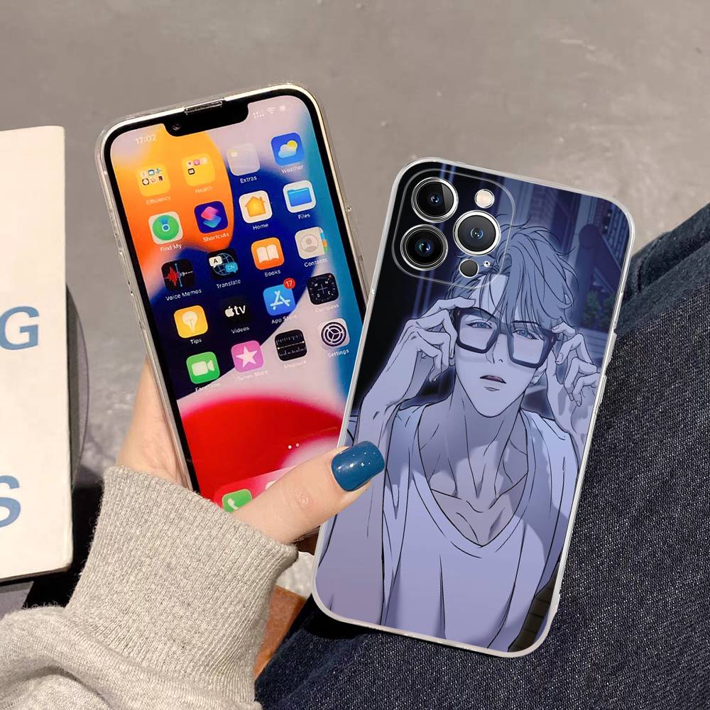 Nerd Project Bl Anime Shockproof Silicone Clear Case For IPhone 17 16 15 14 13 12 11 Mini Pro Max Plus Cover