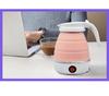 Portable Folding Silicone Electric Kettle with 304 Stainless Steel, Auto Power Off, Anti-Dry Burning - Ideal for Travel, Home, or Dorm Use