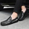 Loafers Läderskor för Män Golf Arbete Business Herrskor Spegel Lyxskodon Designer Skate Cricket Stilfull Casual Platt Sko