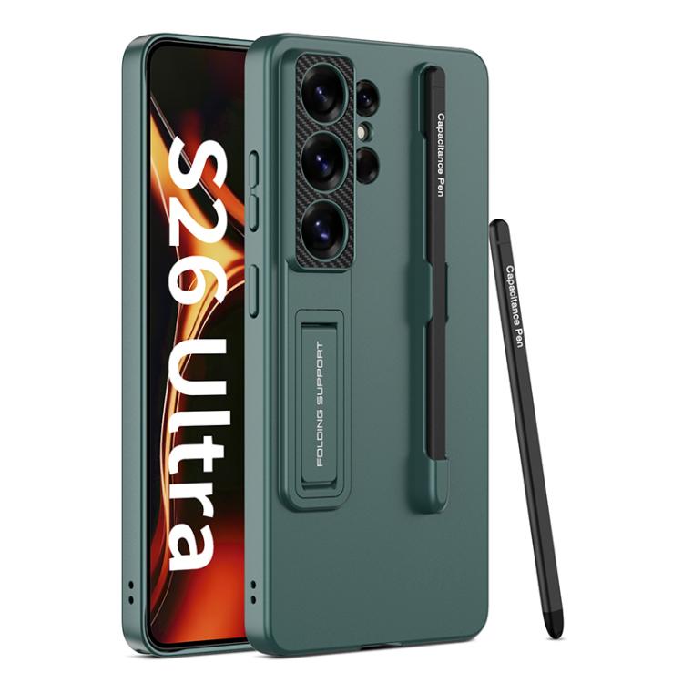 Carcasă de telefon GKK Ultra-subțire cu Suport, Sloturi pentru Pixuri și Stilou Stylus