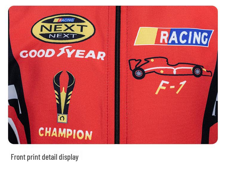 Summer Children's Breathable Racing Suit: Outdoor Karting & Beach Buggy Jumpsuit for Events