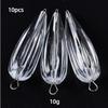 10pcs Slow Sinking or Floating Water Throwing Aid Assistance Fishing Float Bombard Bobber Carp Lure Tackle