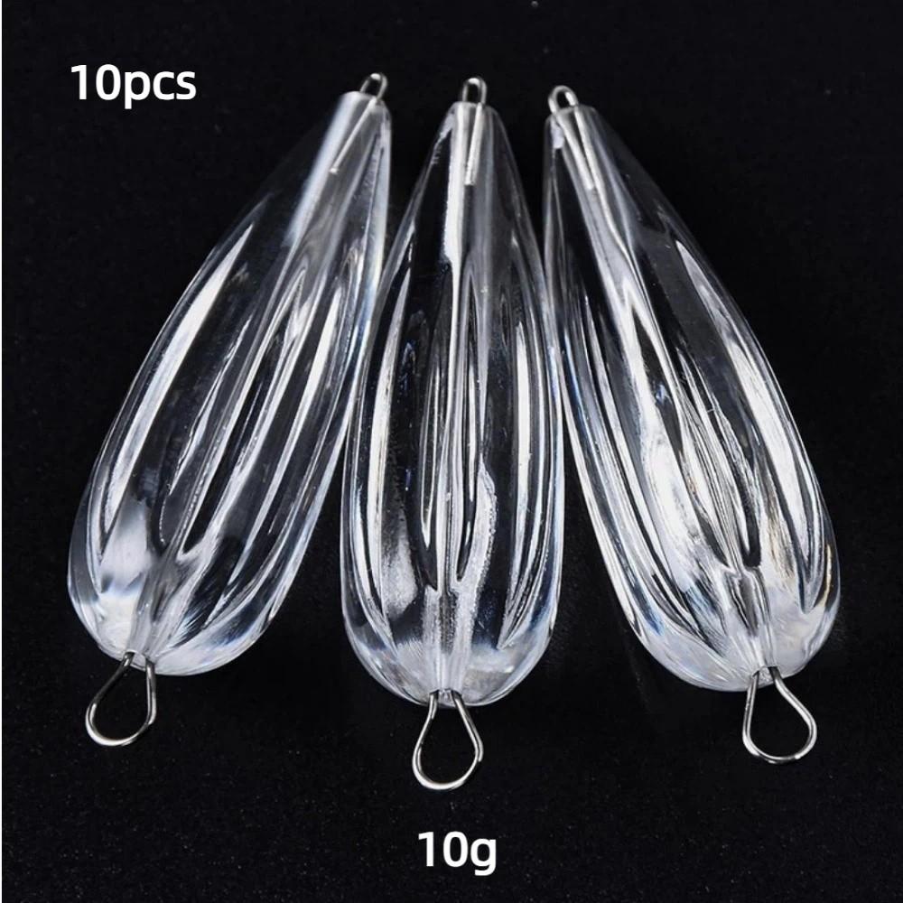 10pcs Slow Sinking or Floating Water Throwing Aid Assistance Fishing Float Bombard Bobber Carp Lure Tackle