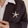 Vintage Goldfarbene Seestern Brosche Für Damen Herren Mode Metall Geometrisch Anzug Dekoration Brosche Pin Zubehör Geschenk