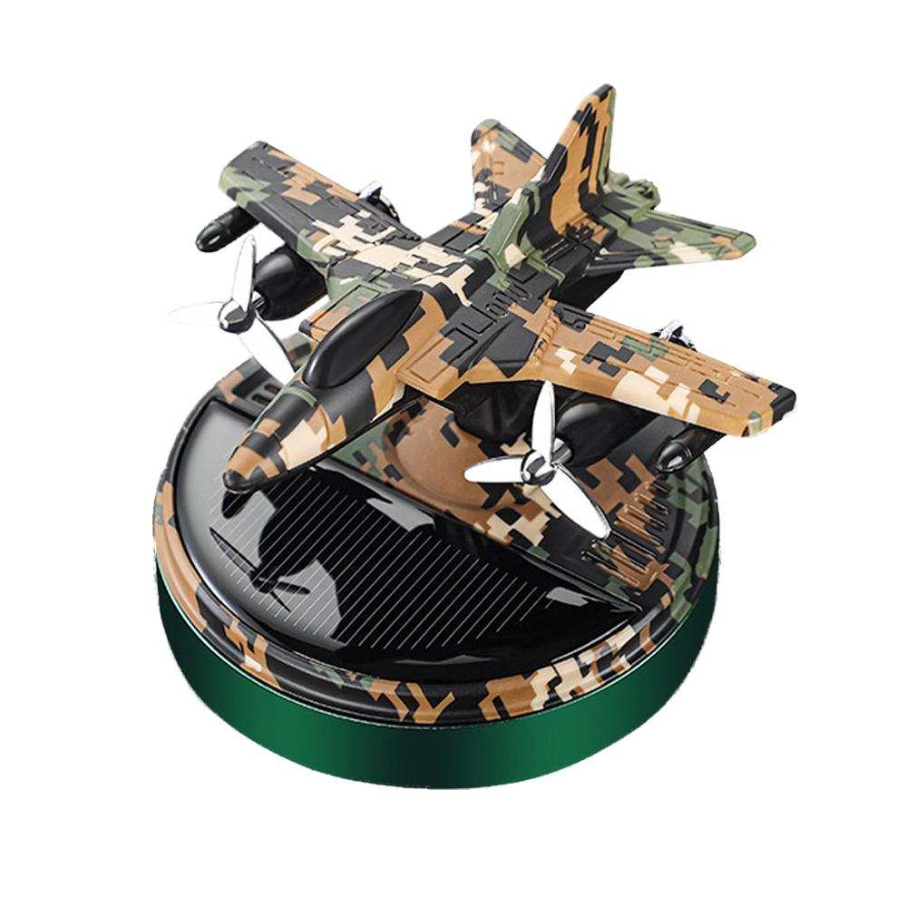 New Solar Fighter Car Air Freshener Propeller Rotate Perfume Fragrance Decoration Flavoring Supplies Interior Accessories