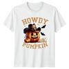 Howdy Pumpkin T Shirt Western Halloween For Him And Her Vintage Casual Stylish Graphic Slightly Streetwear Unisex Soft