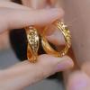 Fashion Temperament Full of Diamond Ring Earrings Women's New Trendy Light Luxury Versatile Circle Ear Jewelry