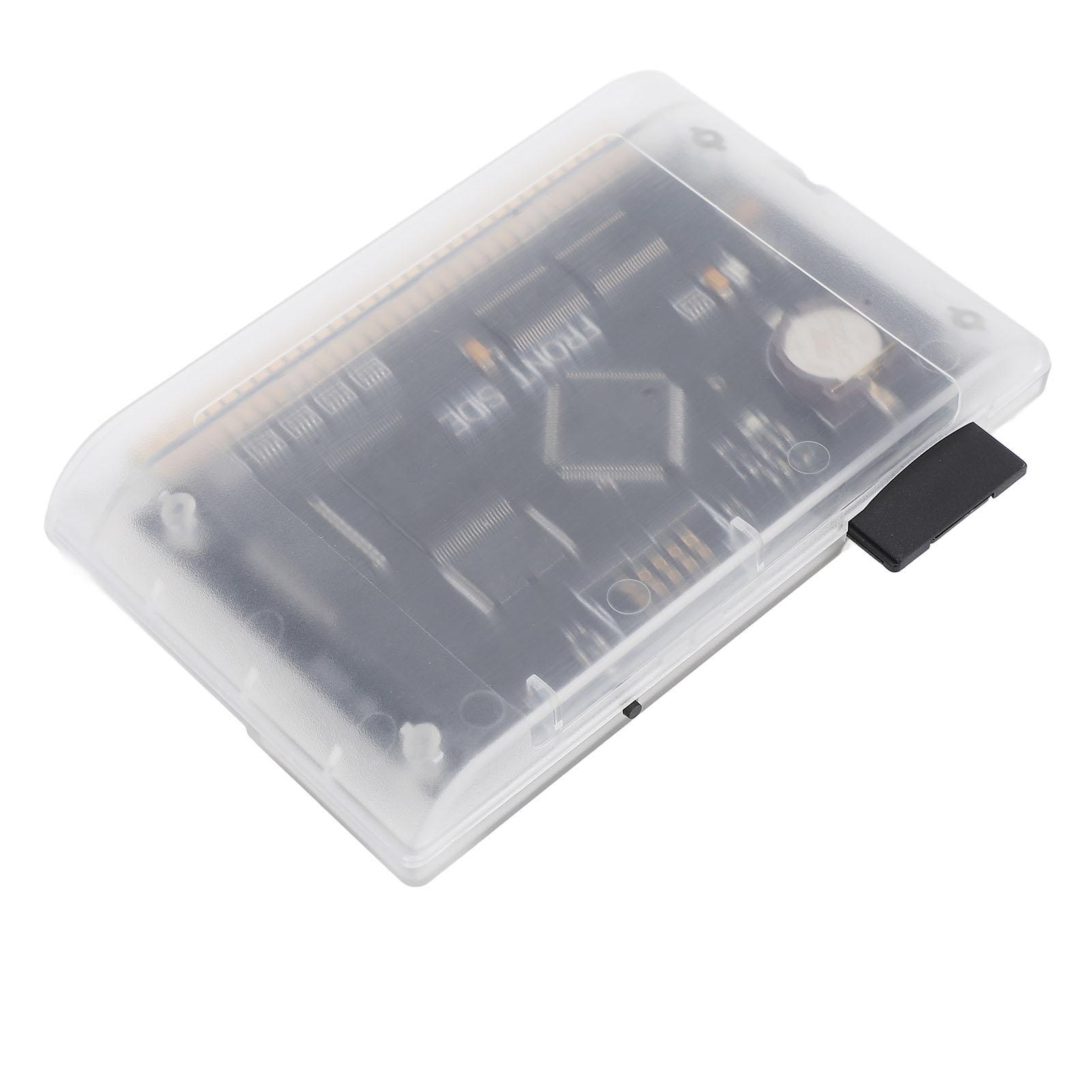 

Игровой картридж для Mega Drive V3.0 Pro 3000 в 1 Игровой картридж для игровых консолей EDMD Remix MD V3 прозрачный белый