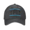 Retro Yeet Logo Baseball Caps Fashion Distressed Washed Quotes Wresting Lovers Hat for Unisex Women Outdoor Running Golf Adjustable