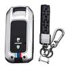 KUNIO Suzuki Key Key Fluorescent Compatible with Suzuki Wagon New New Spacia New Flair Protective Slightly Silver Keychain, Case, Cover, Alloy,
