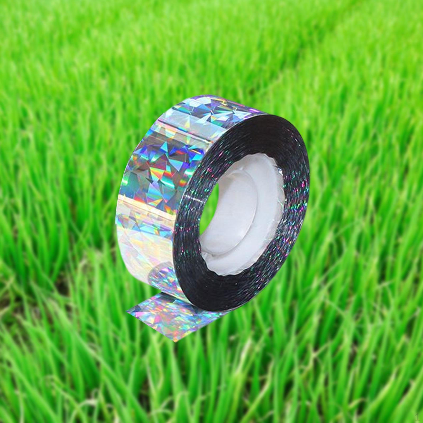 

Bird Scare Tape Double Sided Flash Prevent Birds From Hitting Reflective for Pigeon Garden Farm 50cm long