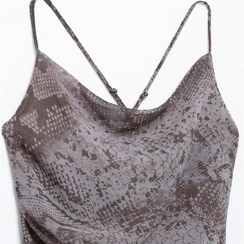 2025 Spring Women's Slimming Animal Print Camisole - Sexy and Chic