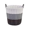 Rattan-Style Laundry Basket Foldable Dirty Clothes Basket Portable Wicker Baskets