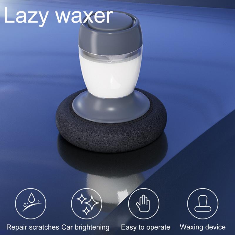 Car Wheel Waxing Sponge Car Wheel Sponge Brush Ergonomic Grip With Unique Lotion Polishing Coating Cleaner Avoiding Scratches