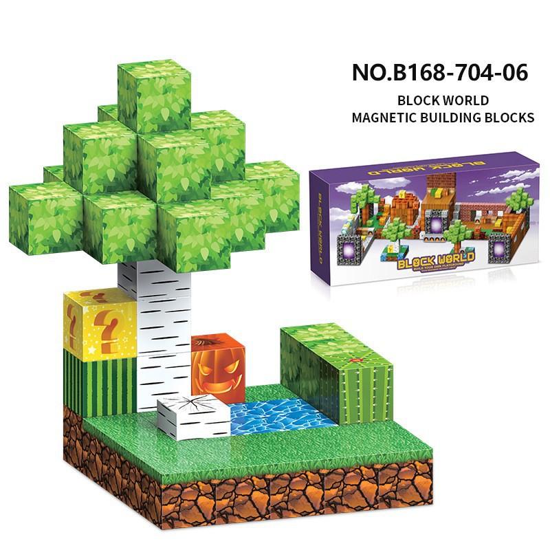 Source Factory 60 Models My Magnetic World Magnetic Block Theme Set Diy Build Magnetic Building Block Toys