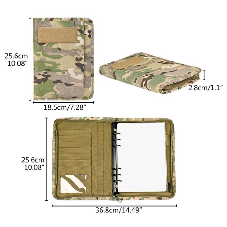 Tactically Notebook Cover Oxford Protective Sleeve Outdoor Log Book Cover
