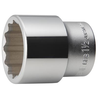 TONE 6DB-48 12-Point Socket, 19.0mm (3/4") Drive, 1-1/2" Width
