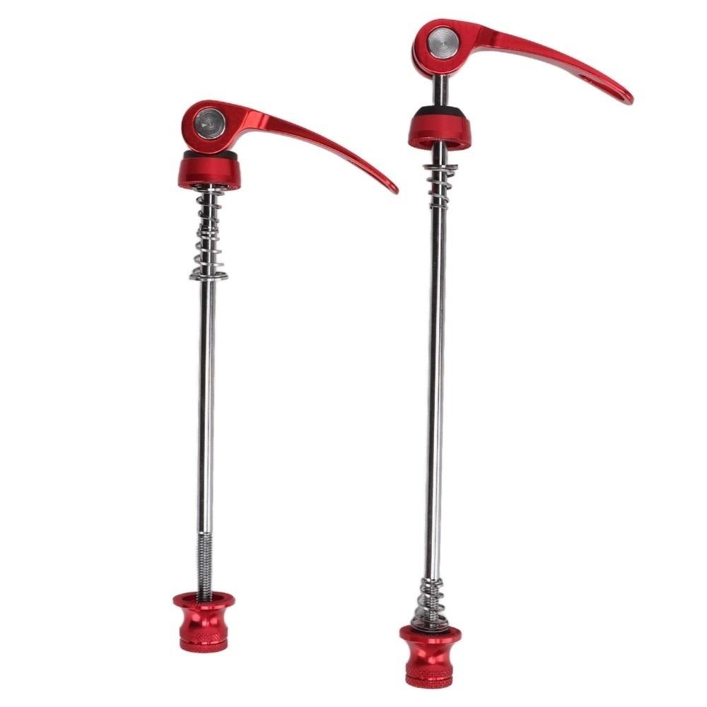 1 Pair 100/135mm Bicycle Quick Release Skewer High Strength Easy Installation Quick Release Axle Aluminum Alloy