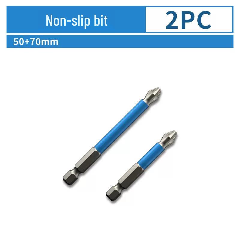 Rutschfestes Magnetisches Bit-Set für Kreuzschlitz- & Torx-Akkuschrauber - Extra Lang & Hohe Härte