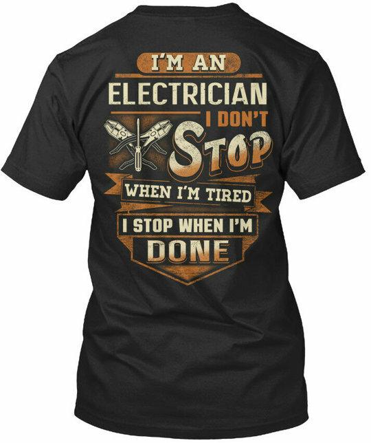 

Cool Electrician Premium Premium T-Shirt Made in the USA Size S to 5XL XL