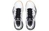 Li Ning Seamless Textile, Synthetic Leather Abrasion Resistant Breathable Low Top Badminton Shoes Unisex White Black AYTT025-1