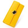 Women's long leather wallet with large capacity and genuine leather