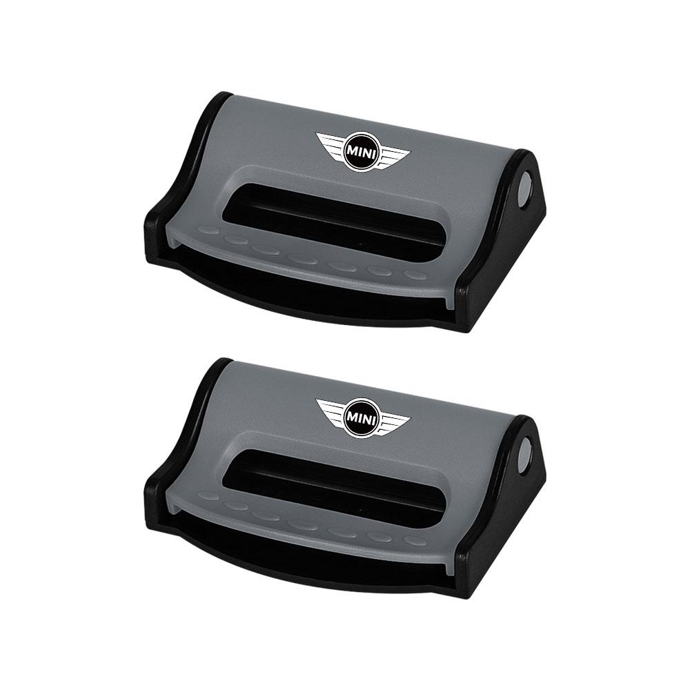 

2Pcs Car Seat Belt Fixing Stopper Adjuster Clip Auto Accessories For MINI Cooper S JCW WORKS R55 R56 F55 F56 R57 R58 R59 R50 R60