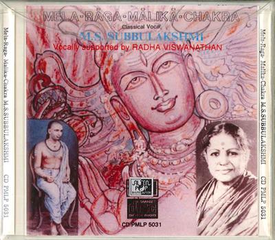 CD M.S.SUBBULAKSHMI - Mela-raga-malika-chakra PMLP5031 ALTER Non Japan World Music Used