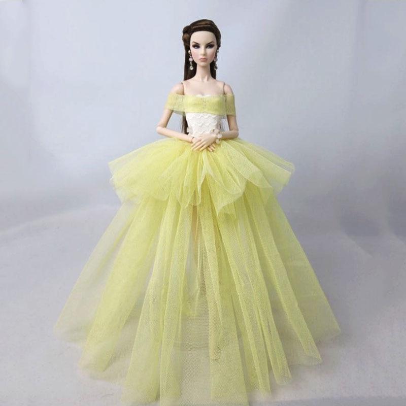 LANBOWO Robes de poupée pour poupée Barbie, Blanc, 29,8 cm, Robe de fête de Mariage exquise, Robe de fête pour poupée | Votre wishlist sur