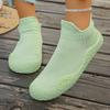 Autumn and winter new knitted women's shoes light and comfortable solid color women's shoes daily casual versatile style