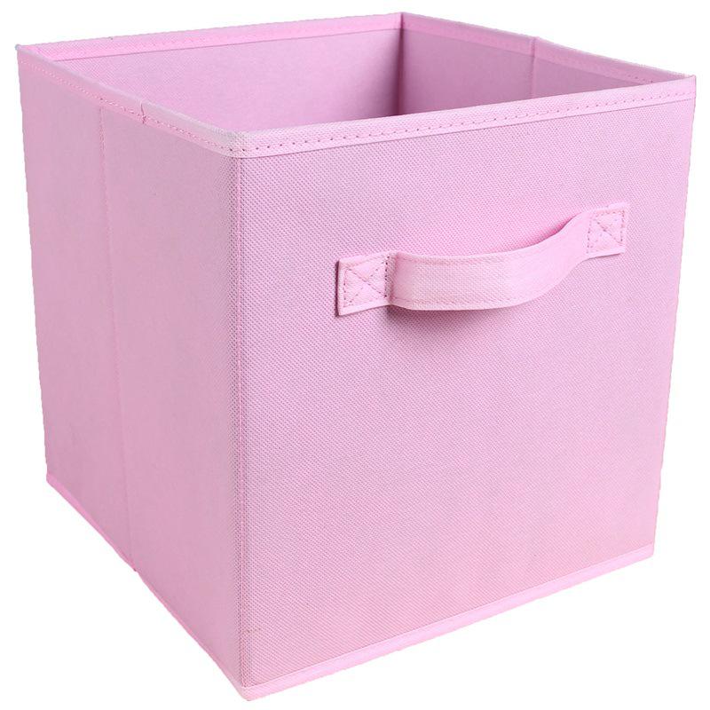 Universal Lidless Foldable Storage Box for Clothes & Toys - Non-Woven Fabric Organizer