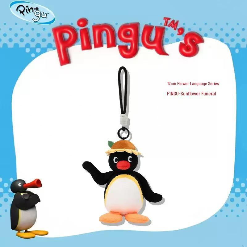 Portachiavi Peluche Pinguino Originale Bambola Ornamento per Zaini