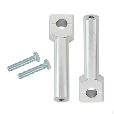 Paar Motorrad-Lenker-Riser-Klemmhalterungssatz 22/25 mm Universal, einfach zu installieren