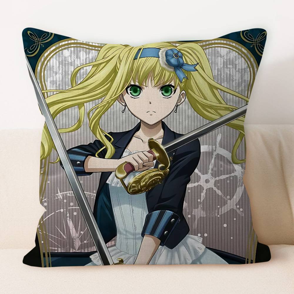 B-Black Butler Kissenbezug 30x50 Polyester Sofakissen Dekorative Wurfkissen Heimdekoration Kissenbezug