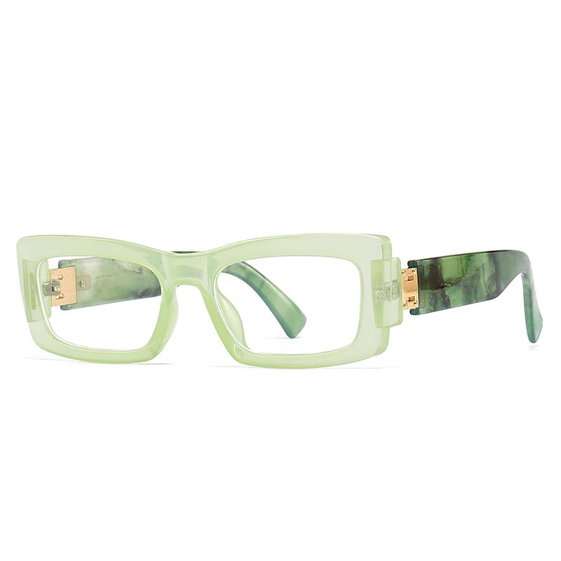 971 Anti-Blue Light White Film Export Modern Narrow Glasses European and American Street Photography Sun Glasses
