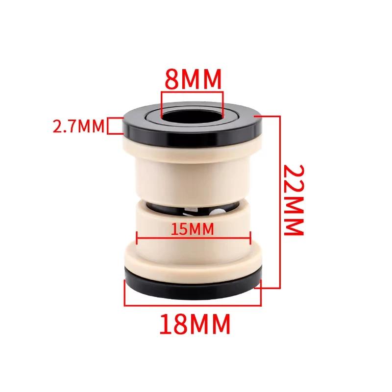 

1/2Pcs MTB Rear Shock Bushing Suspension DU Bush ID 8mm OD 12mm 22-68mm Mountain Bike Accessories Spare Parts