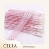 50 Pcs Disposable Lip Brush Crystal Eyelash Extension Mascara Applicator Lipstick Wands Set Women MakeUp Brushes Tools
