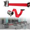 Wall Mounted Safety/Security Barrier Belt, Retractable Post Wall Mount Retractable Ribbon Stainless Steel Wall Mount for Airports, Banks,