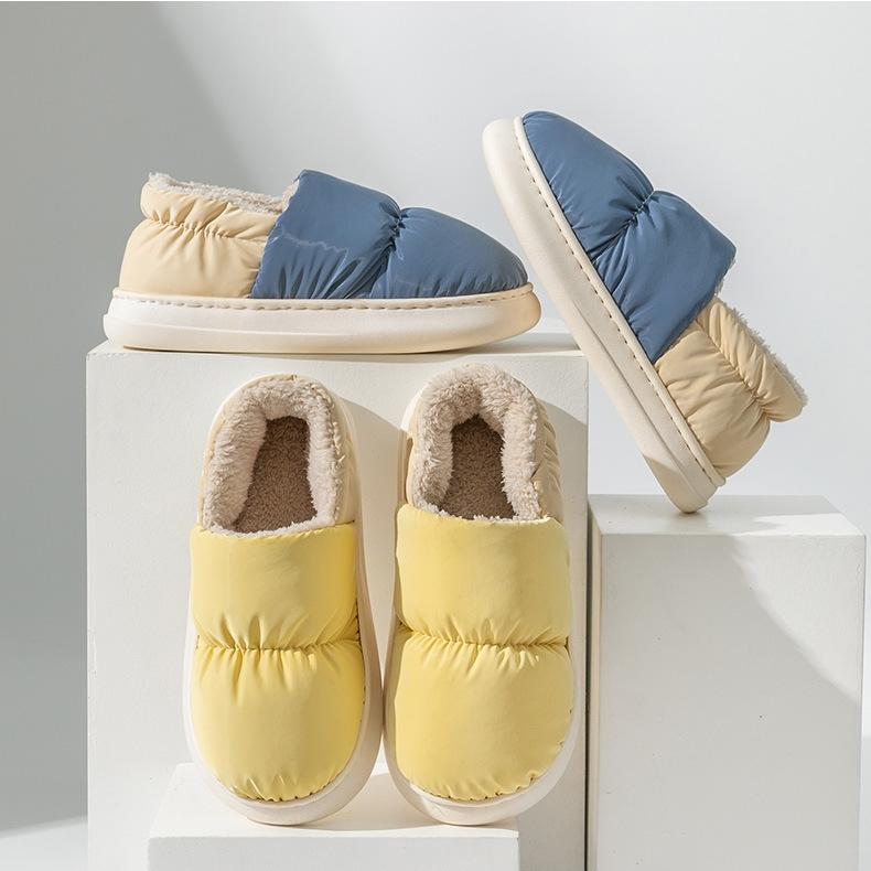 Зимние хлопковые тапочки — фото 11