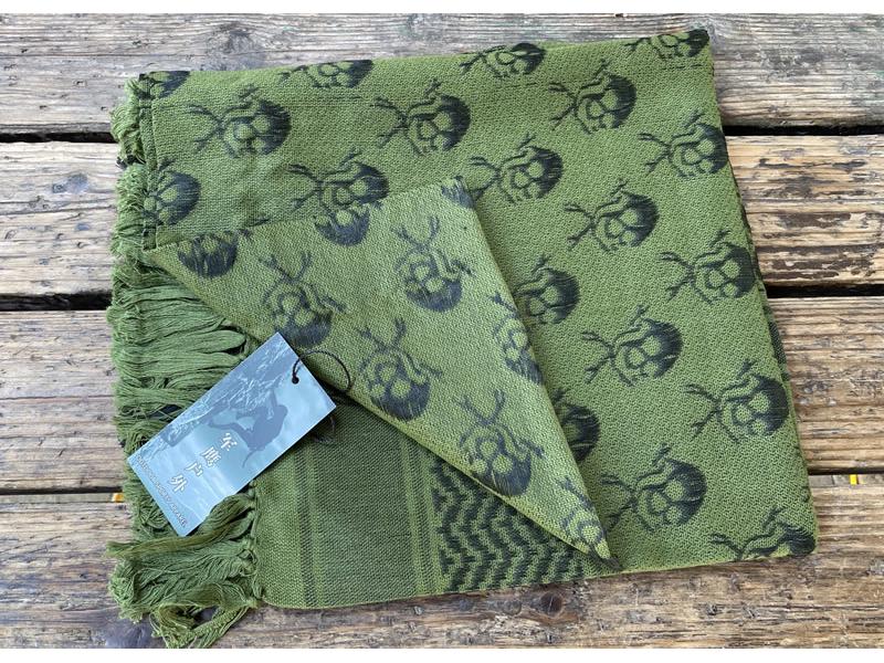 Military Camouflage Tassel Scarf - Outdoor Arab Shawl, Headscarf for Spring & Summer
