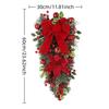 Christmas Wreath for Front Door Window Artificial Wreath Garland Rattan Set Xmas New Year Navidad Home Christmas Decoration