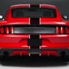 3Pcs Auto Aufkleber Grafiken Streifen Kit Vinyl Tuning Abdeckung Für Ford Mustang GT500 GT350 GT Auto Haube Bonent Dach schwanz Dekor Aufkleber